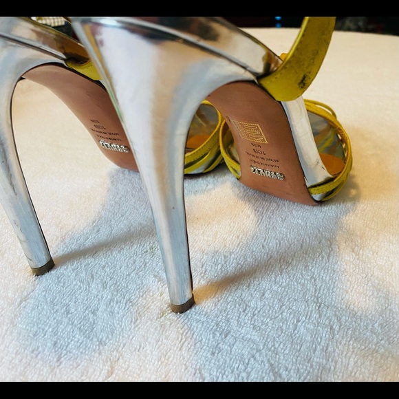 Almost Brand New Brazilian Leather Heels By SHULTZ - Size 10 B - box 2 - Picture 6 of 8